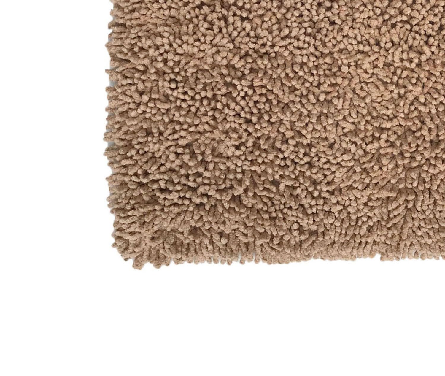 Home Weavers Fantasia 100% Cotton Bath Rug Set - Ultra Soft, Absorbent & Washable Non-Slip Bath Mats - 5 Piece Bathroom Rug Set with Contour for Bathroom, Kitchen & Floor - Perfect for Cozy Home Decor & Wet Areas