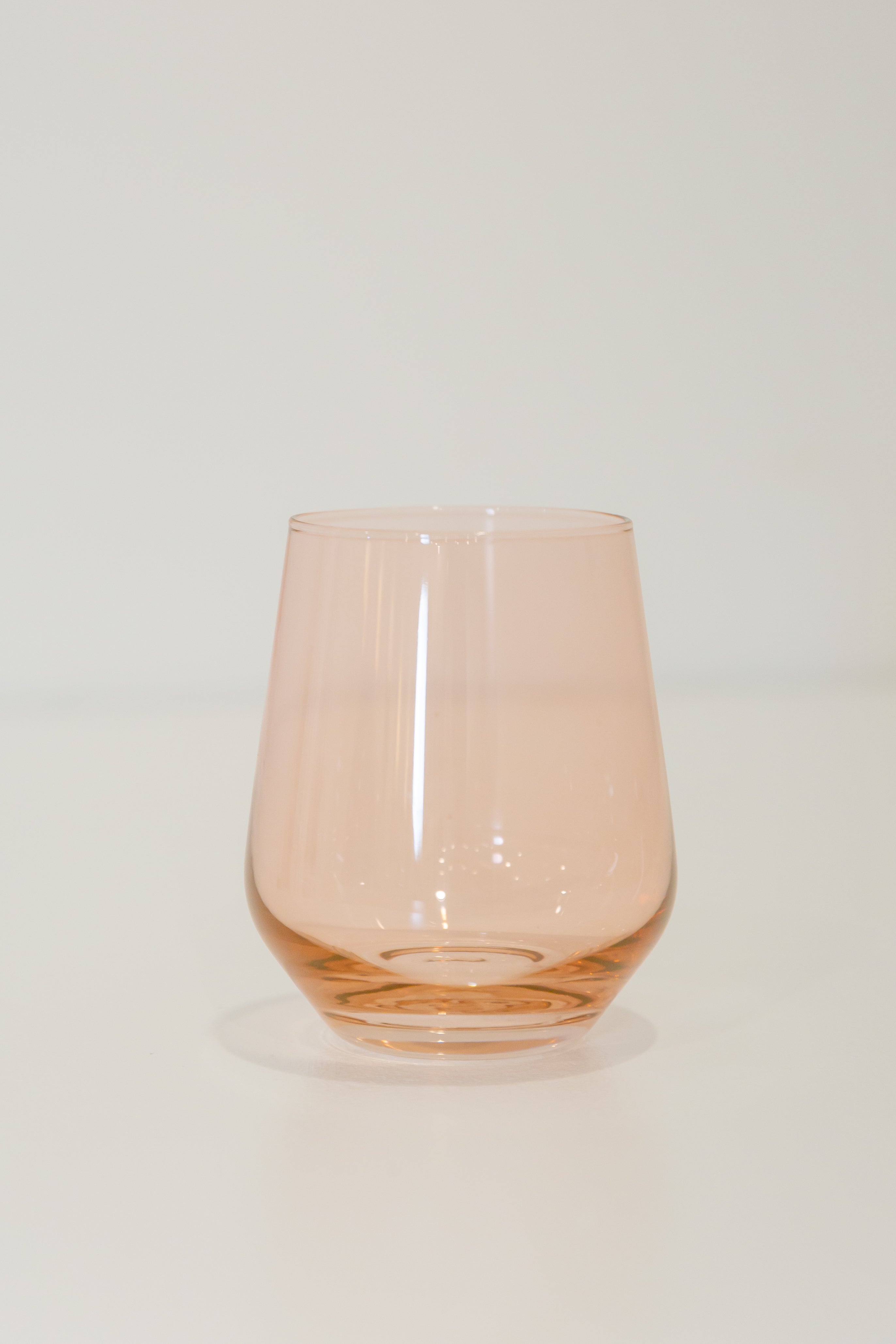 Estelle Colored Stemless Wine Glasses Set of 6 - Elegant & Durable for Red, White, and Sparkling Wine - Perfect for Dinner Parties, Weddings, and Home Entertaining