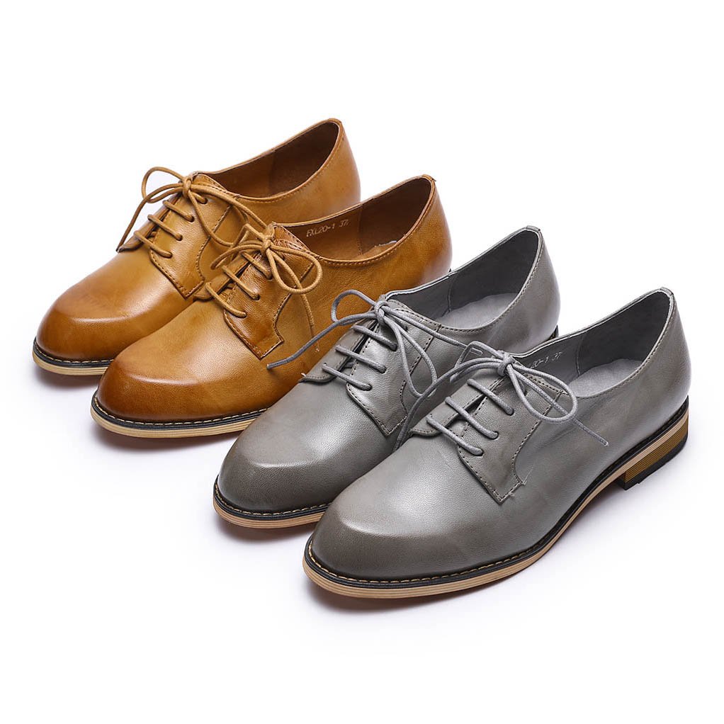 Handmade Women's Oxford Derby Shoes - Comfortable Leather Lace-Up Dress Shoes for Ladies | Perfect for Office, Weddings & Formal Occasions