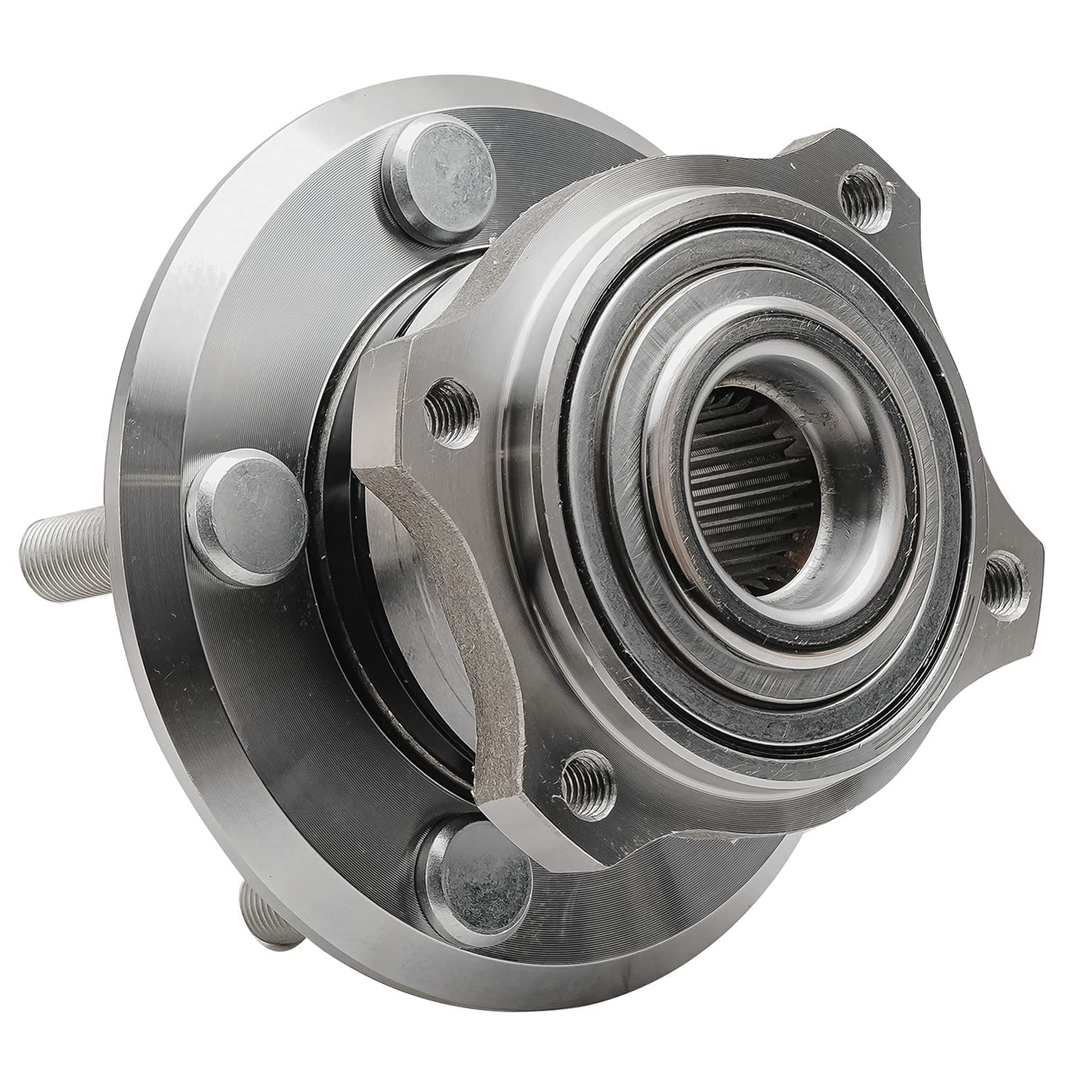 Detroit Axle - 2pc Set AWD Front Passenger Side CV Axle Wheel Bearing & Hub Assembly Replacement for Chrysler 300 Dodge Charger Magnum - Perfect for Off-Roading & Daily Commuting