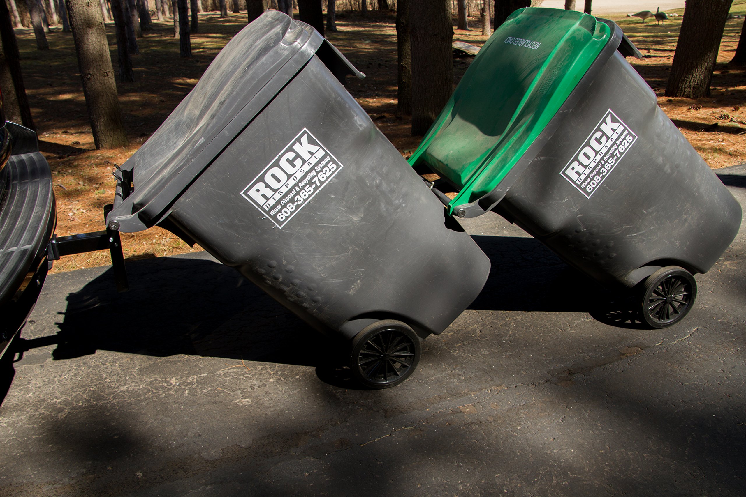 Original American-Made Can Couplers for Multiple Wheeled Trash Containers | Secure Garbage Bin Connectors by Garbage Commander | Perfect for Home, Commercial & Municipal Waste Management
