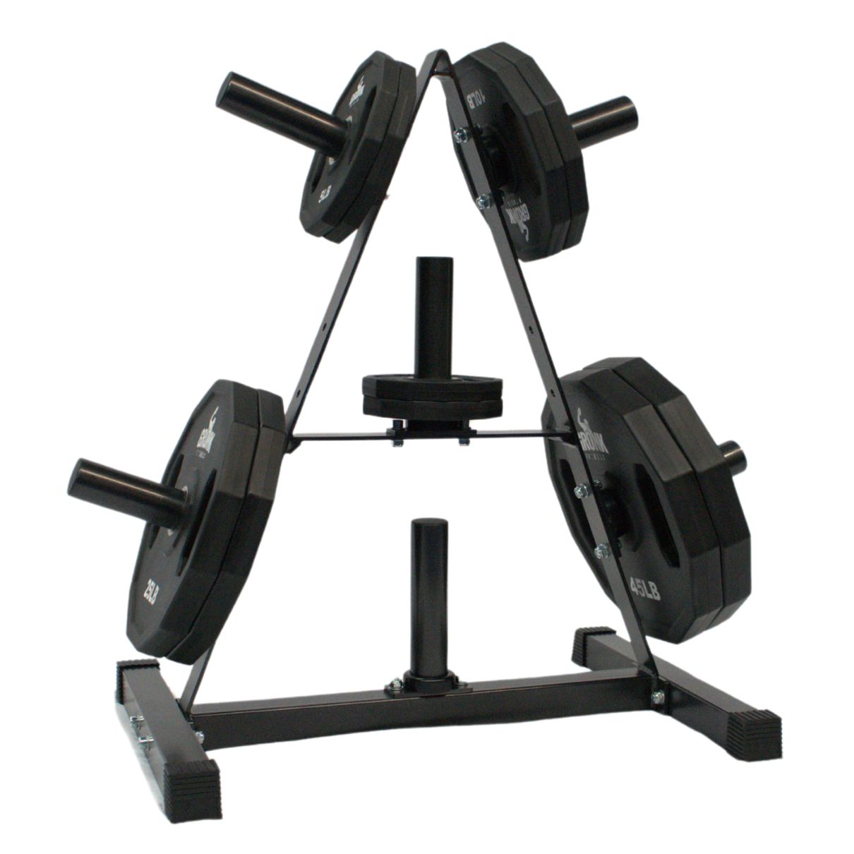 Gronk Fitness Compact A Frame Weight Tree - Heavy Duty Dumbbell Rack Organizer for Home Gym, Garage, and Workout Space