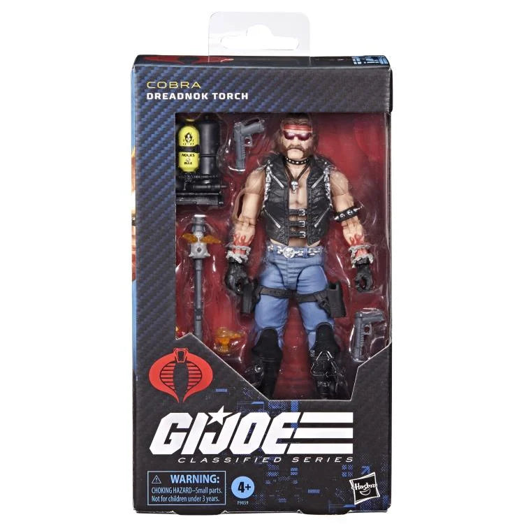 G.I. Joe: Classified Series Dreadnok Torch Action Figure - 6-Inch Collectible Toy with Accessories for Display & Play | Perfect for Fans and Collectors