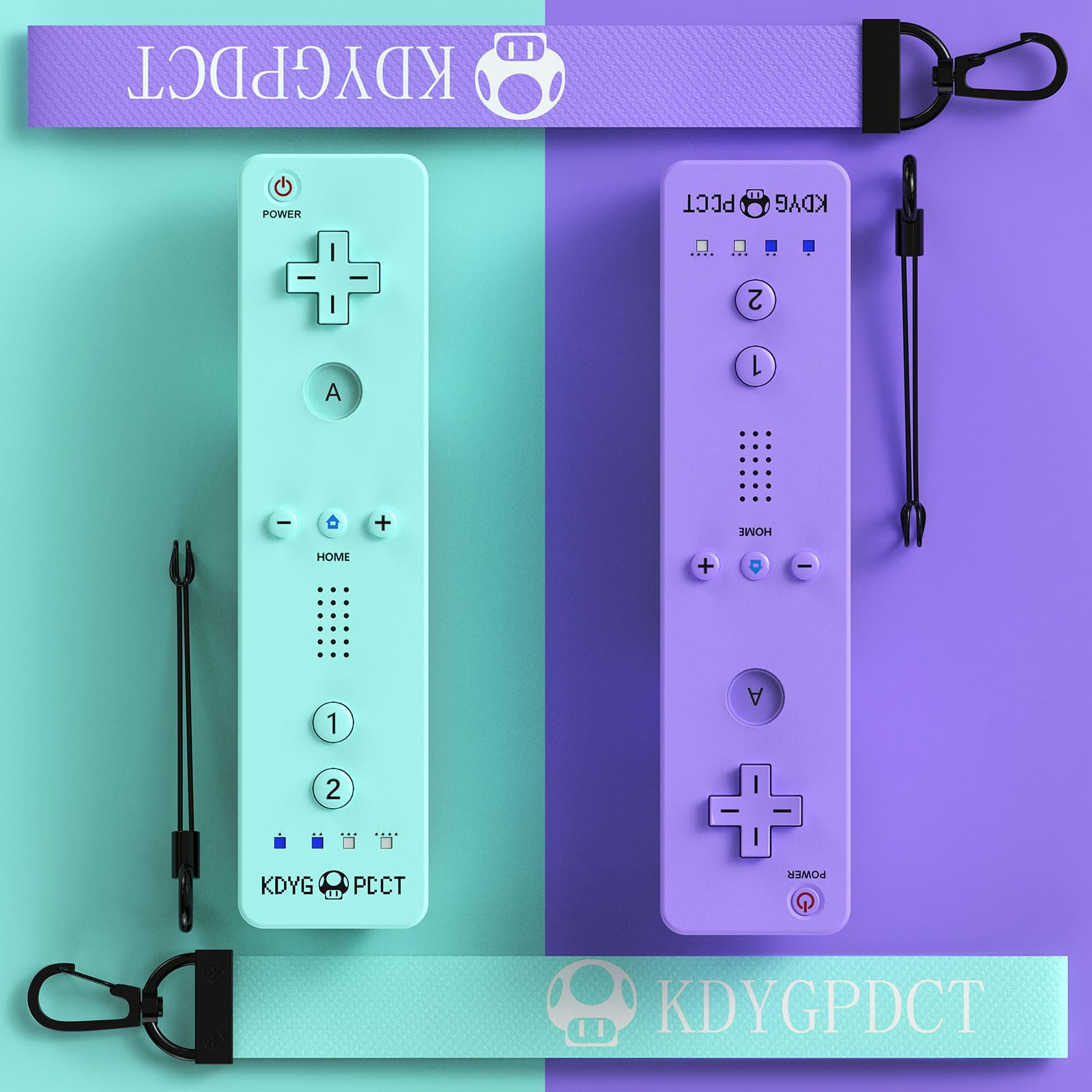 2 Pack Wireless Wii Controller for Nintendo Wii & Wii U Console - 2023 New Design with Wrist Strap, Enhanced Grip & Smoother Gameplay | Perfect for Mario Kart, Super Smash Bros & Family Game Nights