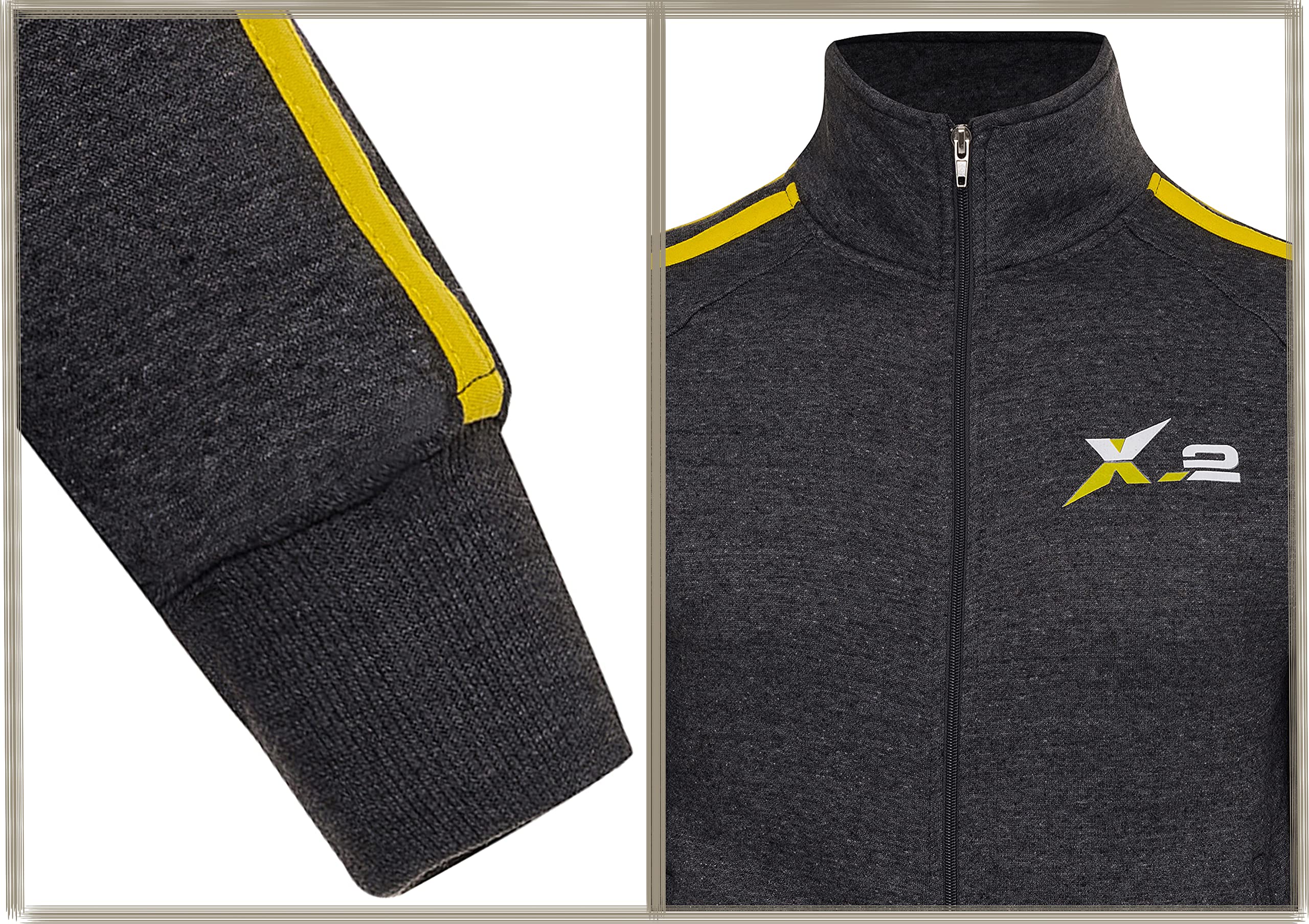 Skylinewears Men's Activewear Full Zip Warm Tracksuit Sports Set - 2 Piece Casual Sweatsuit for Gym, Running & Winter Outfits | Comfortable & Stylish Athletic Wear for Workouts & Lounge