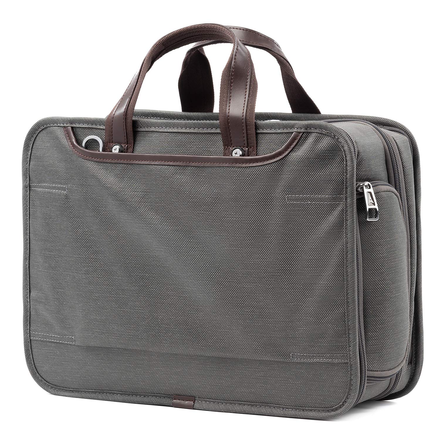 Travelpro Platinum Elite Expandable Business Laptop Briefcase for 15.6 Inch Laptop - Durable Carry-On Briefcase for Work, School & Travel - Professional Laptop Bag for Men & Women - Perfect for Business Trips, Commuting & Office Use