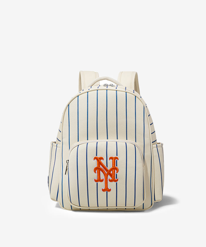 MLB New York Mets Official Baseball Backpack for Men & Women - Durable Sports Bag for School, Travel, and Games