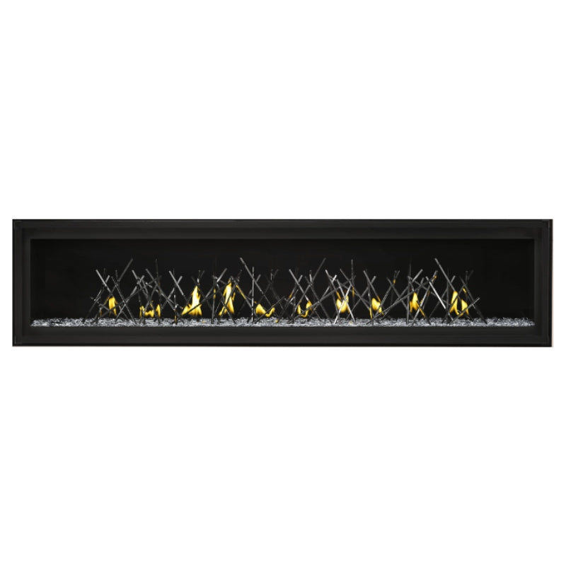 Napoleon Luxuria 74 Linear Direct Vent Gas Fireplace - LVX74NX | Modern Home Heating Solution for Living Rooms & Patios