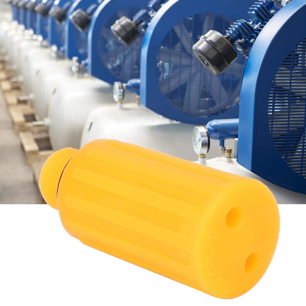 5-Pack 0.35 Inch Orange Air Compressor Vent Rods - Oil Suction Hole Breather for Air Pump Heads - Durable Compressor Accessories for Industrial, Automotive & HVAC Systems