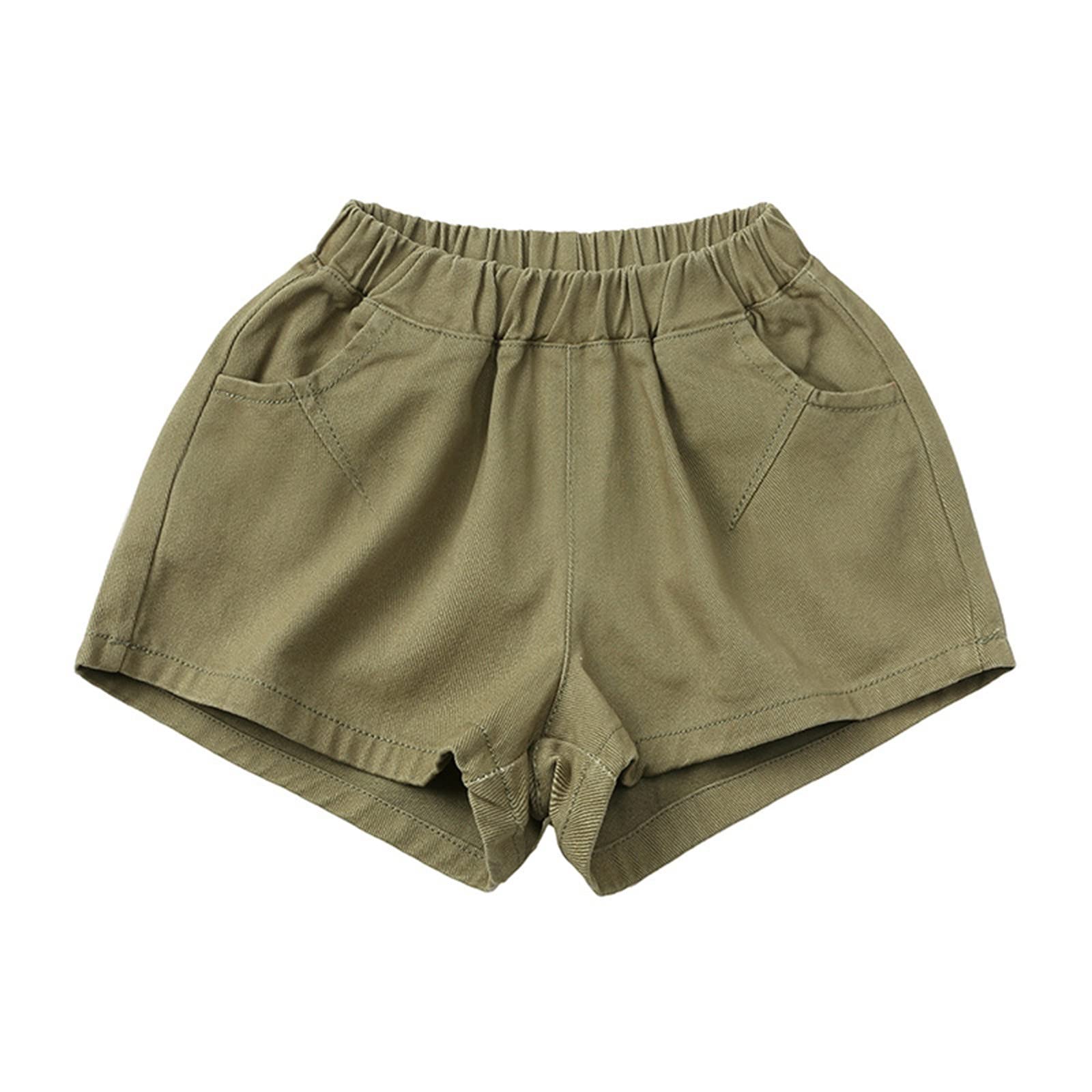 Toddler Boys Girls Cotton Jogger Shorts - Summer Active Wear for Play & Outings