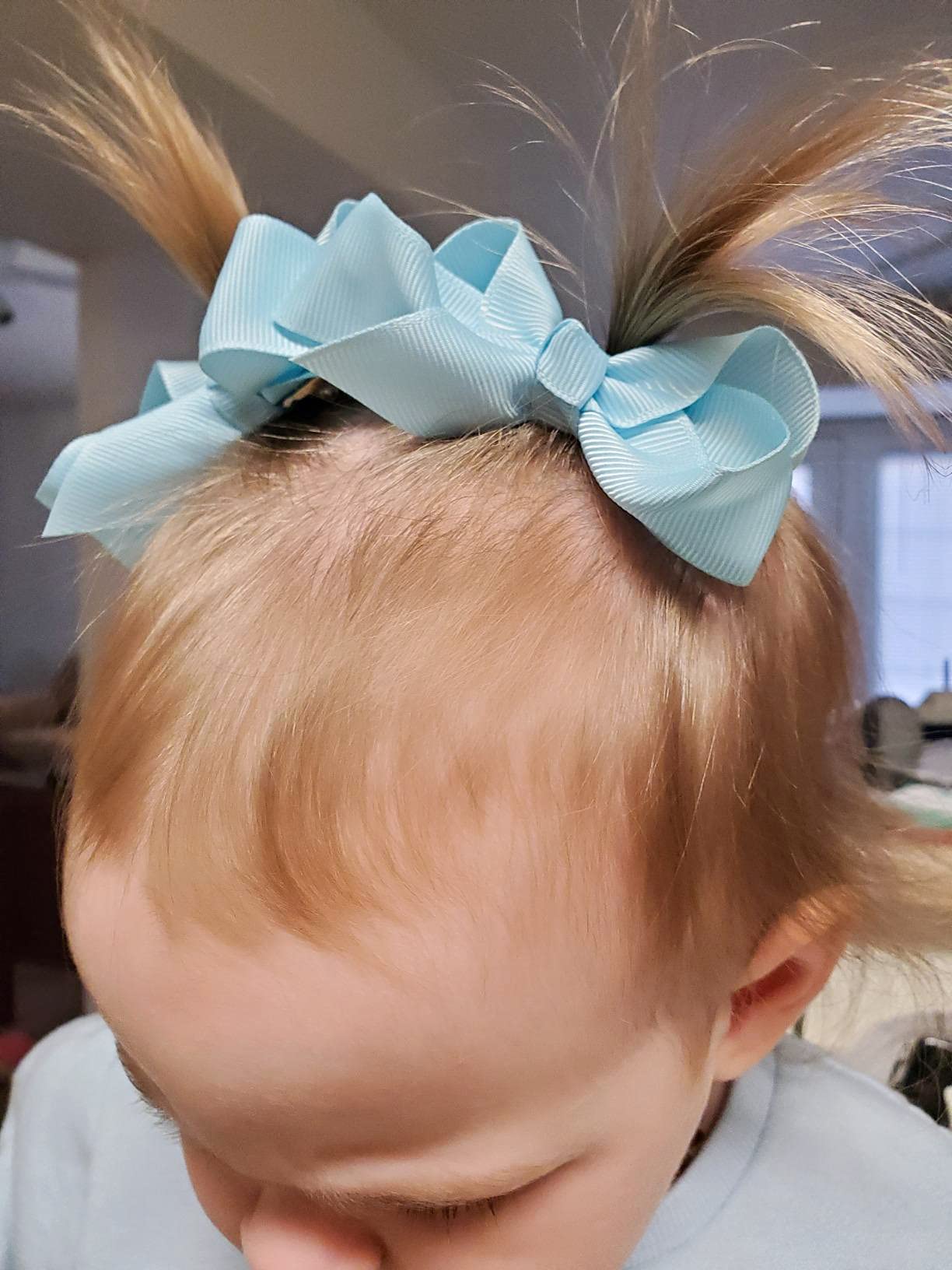JOYOYO 40 Pcs Toddler Girls Hair Bows & Clips - Medium Size 3 Inch Grosgrain Ribbon Hair Accessories for Kids (20 Pairs) - Perfect for School, Parties, and Daily Outfits