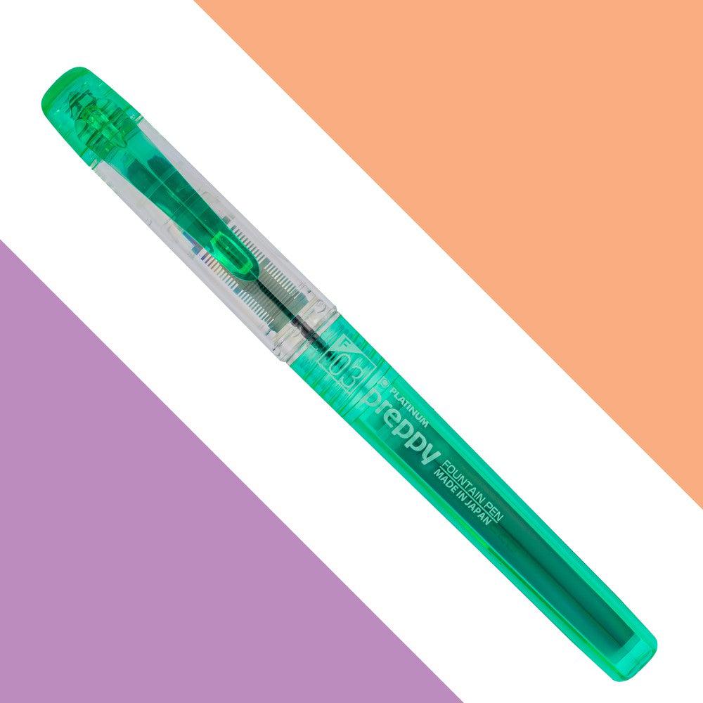 Premium Platinum Preppy Fountain Pen - Smooth Writing Fine Nib for Calligraphy, Note Taking & Gift Giving - Ideal for Students, Professionals & Pen Enthusiasts