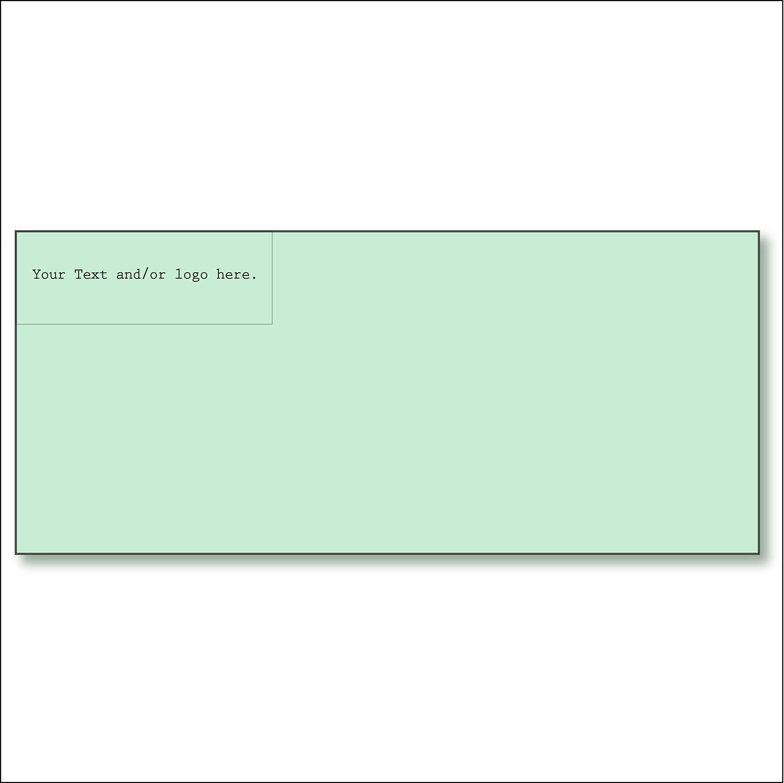 Premium Green Printed Business Envelopes - 500 Pack for Professional Mailing & Office Correspondence - Ideal for Corporate Branding, Wedding Invitations & Bulk Mailing