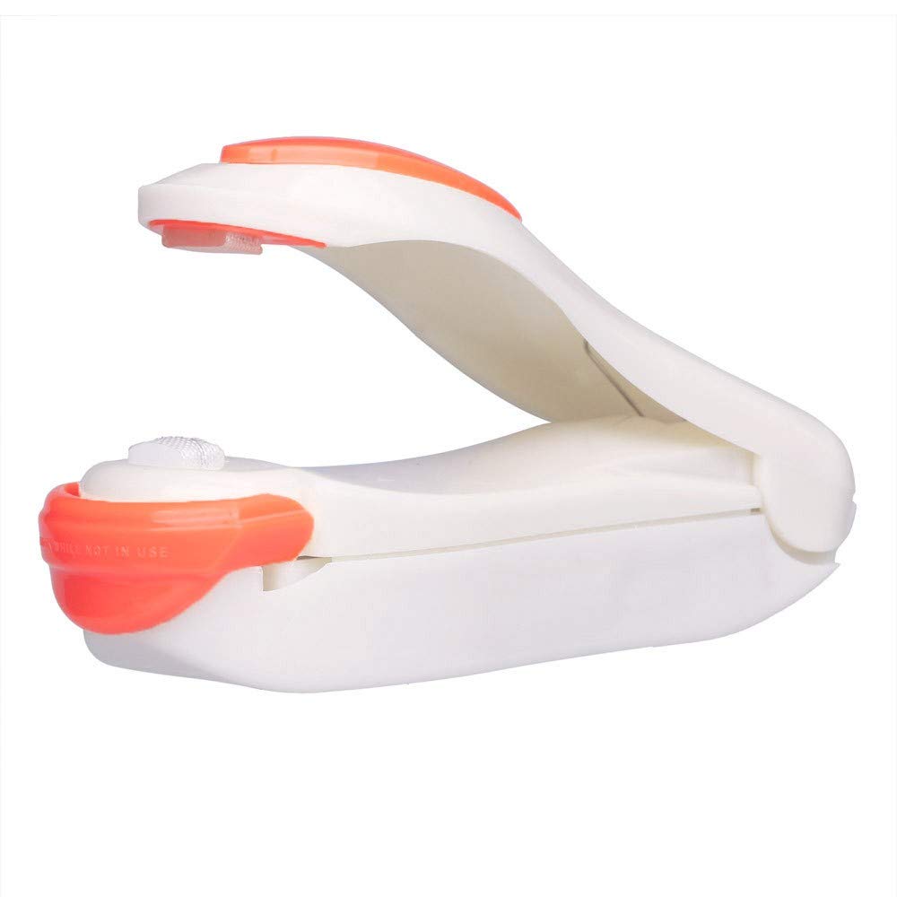 Portable Mini Heat Sealer for Food Storage - Handheld Vacuum Sealing Machine for Airtight Food Preservation - Compact Heat Bag Sealer for Home & Kitchen Use - Perfect for Meal Prep, Sous Vide & Leftovers (1PC, Beige)