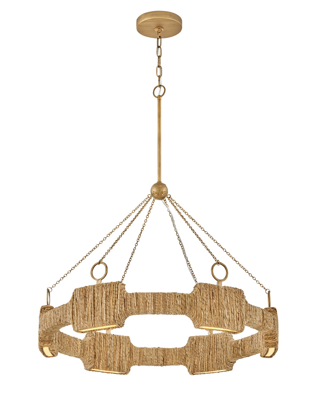 Rae LED Chandelier - Modern Crystal Ceiling Light Fixture for Dining Room, Living Room & Bedroom | Energy-Efficient Dimmable Lighting for Home Decor