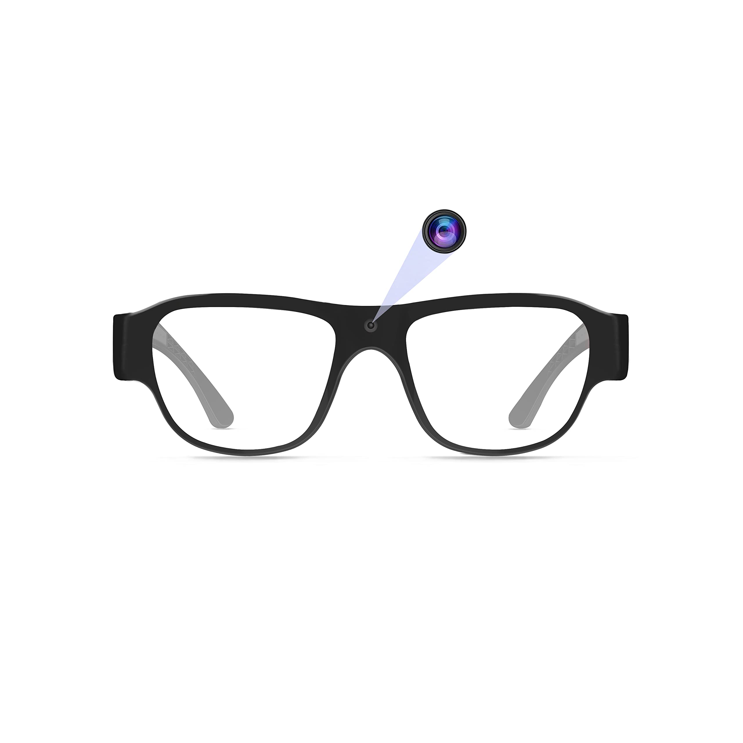OhO 32GB HD Camera Glasses - 1080P Full HD Recording Smart Sunglasses with Built-in Camera & Blue Light Blocking Transition Lenses | Perfect for Travel Vlogging, Hands-Free Recording & Outdoor Adventures