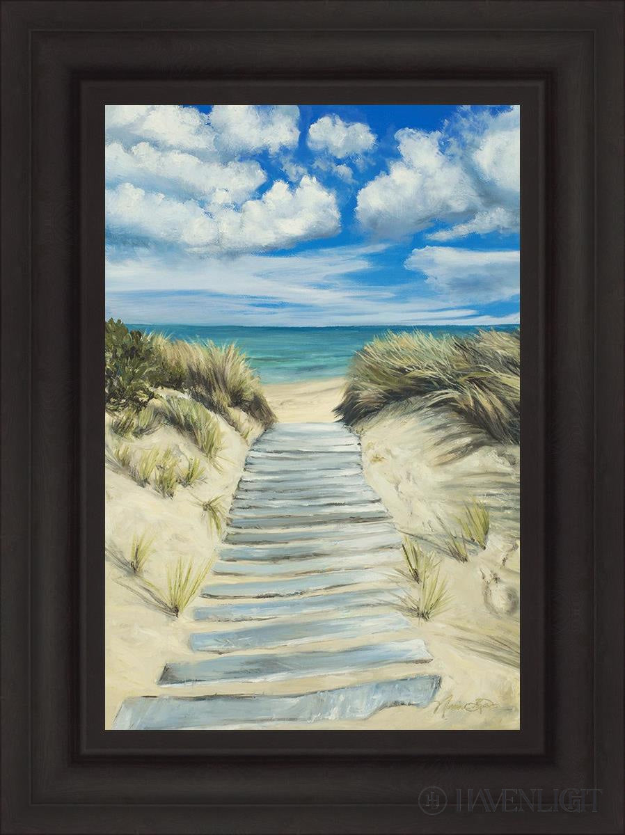 Seaside Decor - Handcrafted Broken Path Mosaic Art Piece for Home & Garden Wall Decor | Perfect for Beach House, Coastal Living Room, or Outdoor Patio