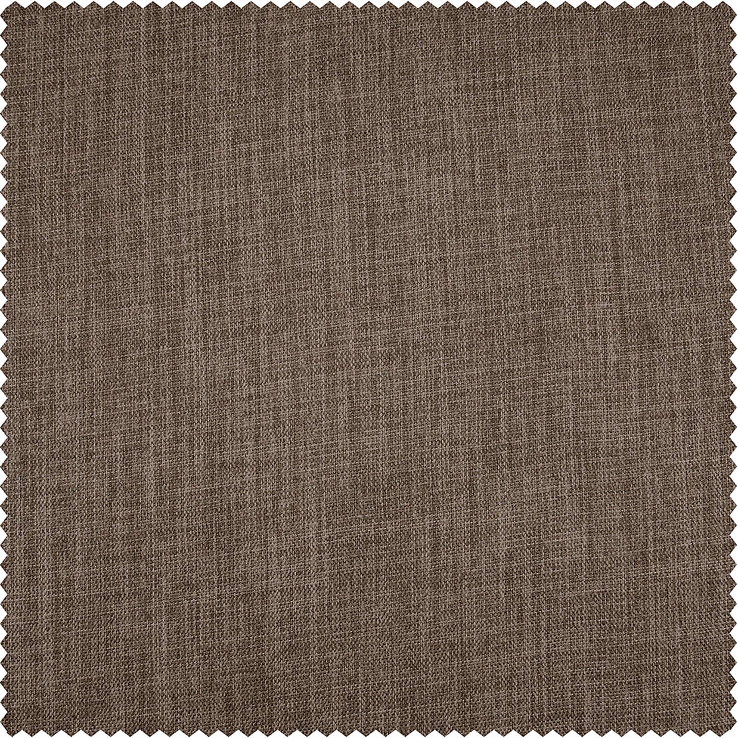 Premium Dutch Cocoa Textured Faux Linen Fabric Swatches - Perfect for Upholstery, Home Decor & DIY Craft Projects