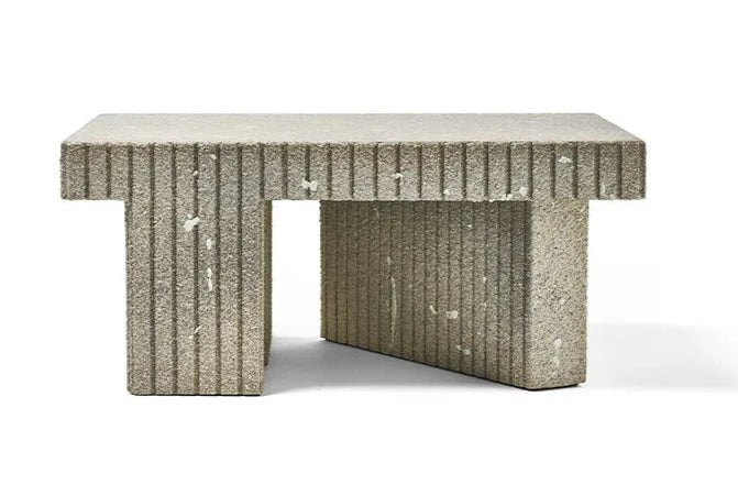 Zaccaria Modern Coffee Table by CIMENTO® - Mid-Century Design Glass Top & Metal Base - Perfect for Living Room, Lounge & Office Decor