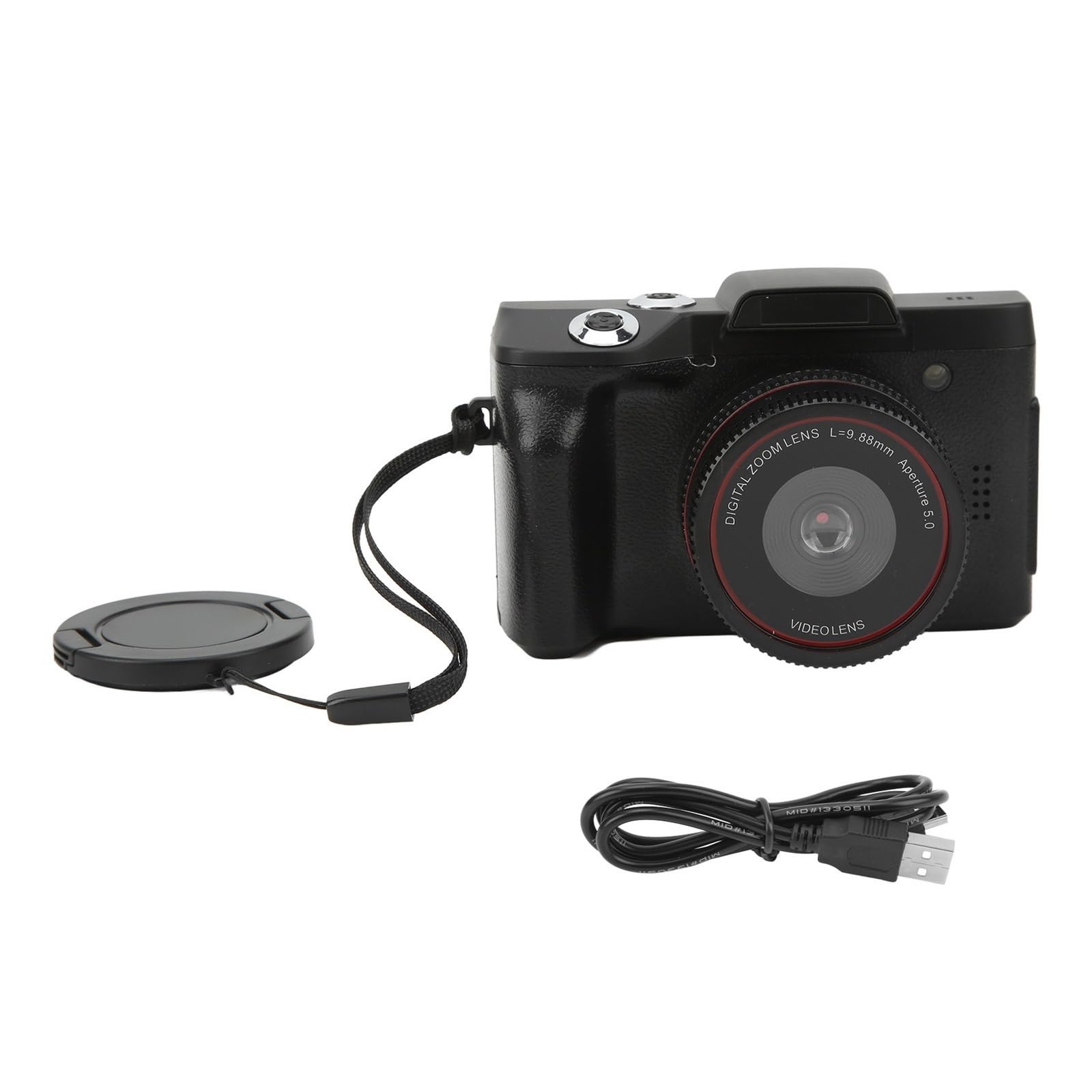 16X Digital Zoom Camera - 1080P HD Video Camcorder with LCD Display for Vlogging, YouTube, Travel & Outdoor Adventures
