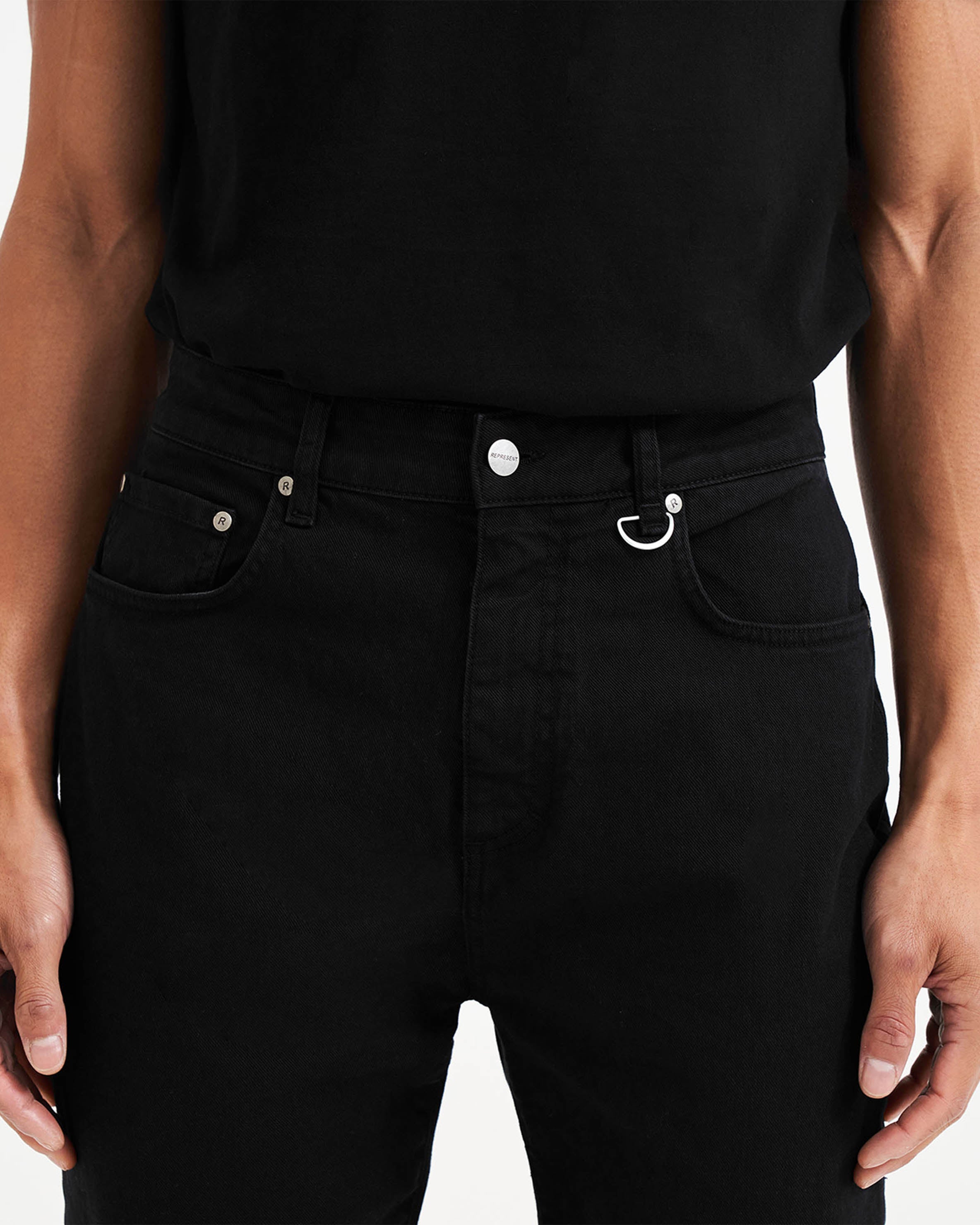 Stylish Black Baggy Denim Jeans for Women - Trendy High Waist Loose Fit Pants - Perfect for Casual Outfits, Streetwear & Everyday Wear