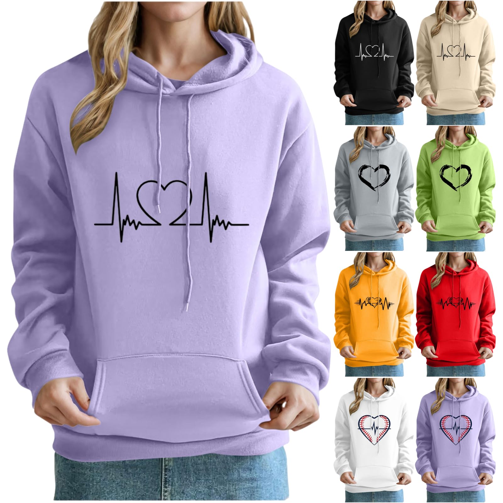 Women's Pullover Hoodie - Soft Fleece Sweatshirt for Casual Wear & Lounge | VOGFFR Cozy Winter Fashion for Women | Perfect for Everyday Outfits, Gym & Coffee Dates