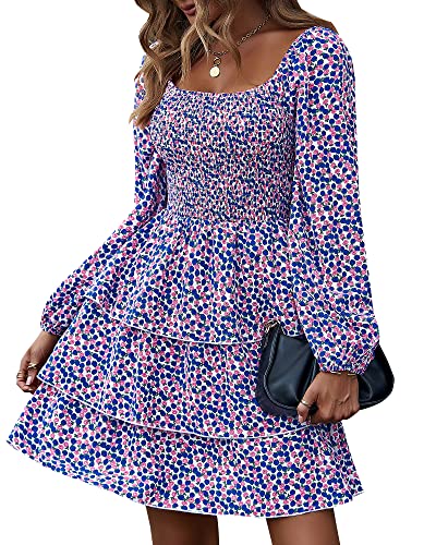 Floral Blue Pink