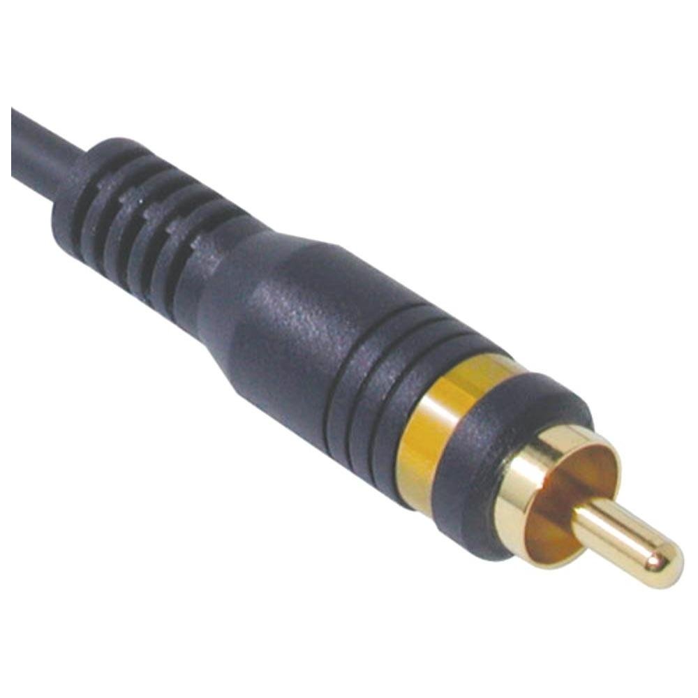 25ft High-Speed Composite Video Cable RCA to RCA Male to Male - Perfect for Home Theater, Gaming Consoles & CCTV Systems