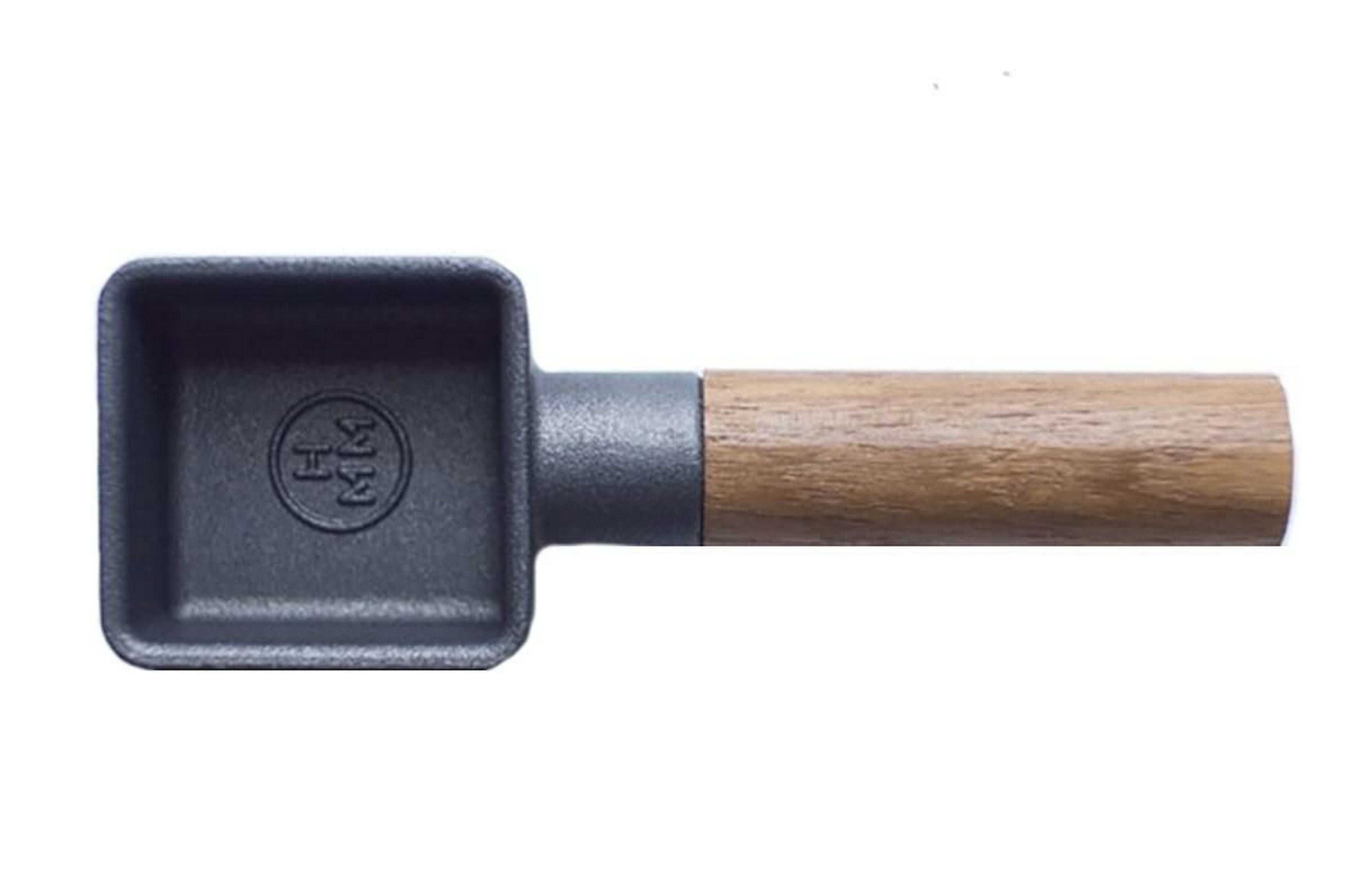Premium HMM Iron & Teak Coffee Scoop - Durable & Stylish Measuring Spoon for Coffee, Tea, and Spices - Perfect for Home, Cafe, or Barista Use