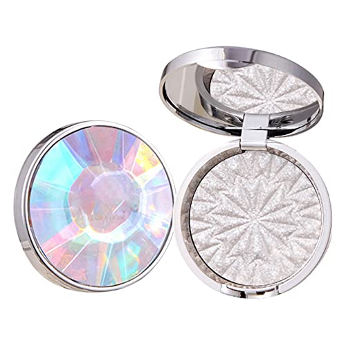 Glitter Highlighter Powder - Face Brightening Makeup Base for a Fairy Glow | Shimmery & Polarized Finish | Japanese Beauty Product (One Size) | Perfect for Parties, Festivals & Night Out Makeup