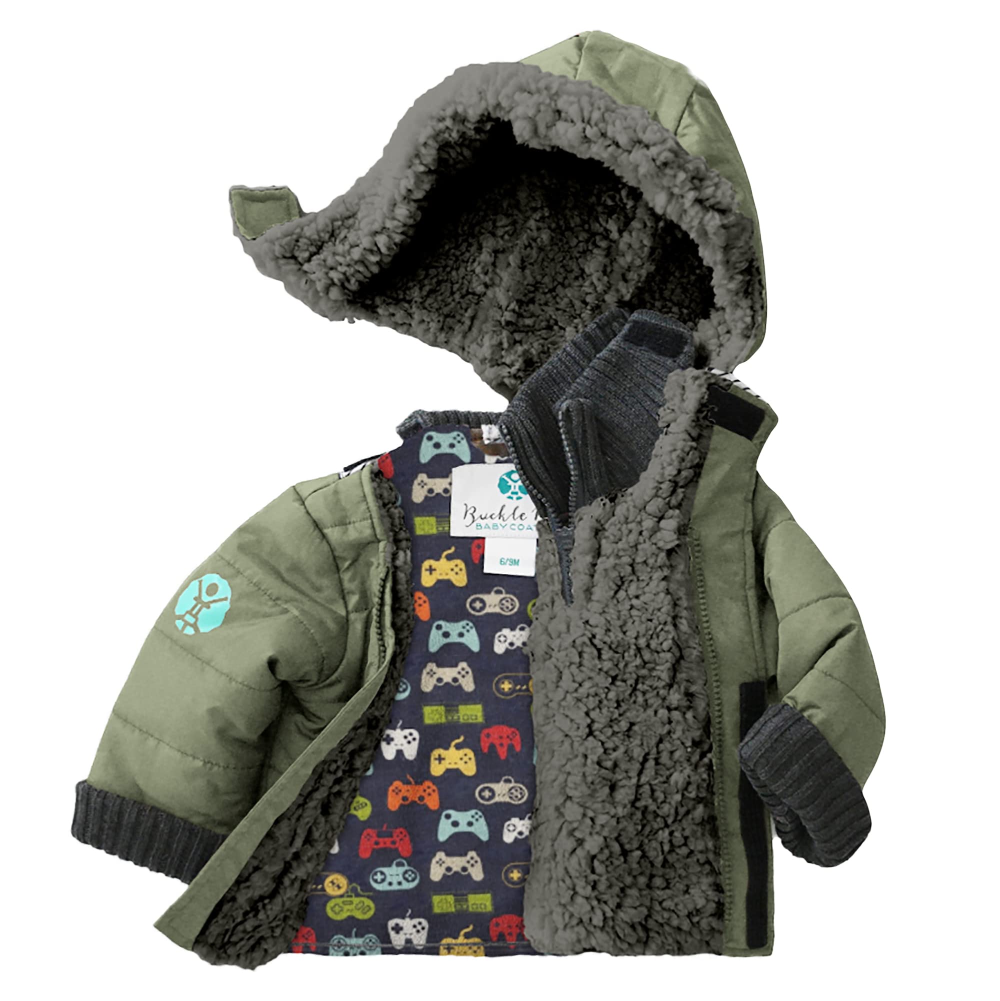 Buckle Me Baby Winter Coat - Warmest Car Seat Jacket for Boys & Girls (6 Months to 6 Years) | Shark Tank Featured | Safe & Cozy Outerwear for Winter Travel, School & Outdoor Activities