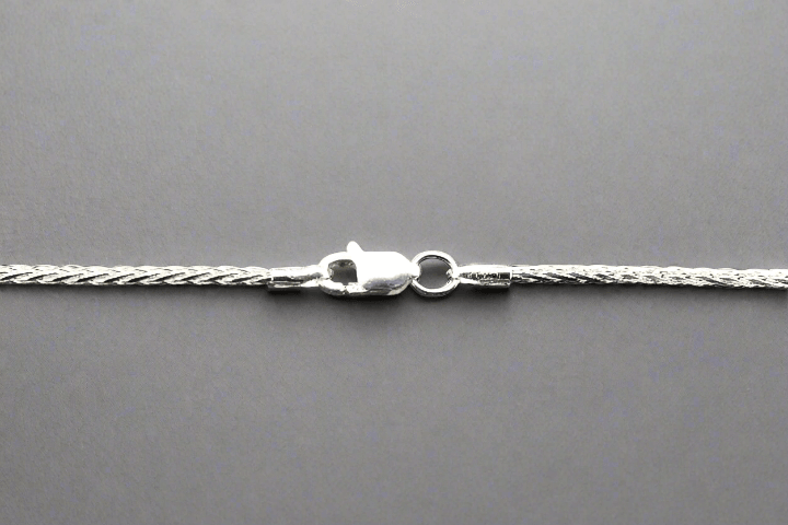 Sterling Silver Espiga Chain Necklace - Elegant Wheat Grain Design for Women, Perfect for Everyday Wear, Parties & Special Occasions