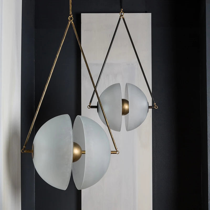 Minimalist Screw Pendant Hanging Lights - Modern Industrial Ceiling Fixture for Dining Room, Kitchen Island & Bedroom Decor