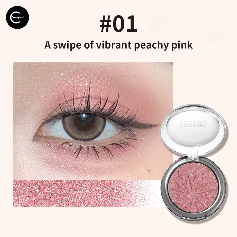 CCSHEER Starlight Highlighter & Sculpting Powder - Face Contour Makeup for Cheekbones & Nose - Perfect for Night Out, Photography & Special Occasions