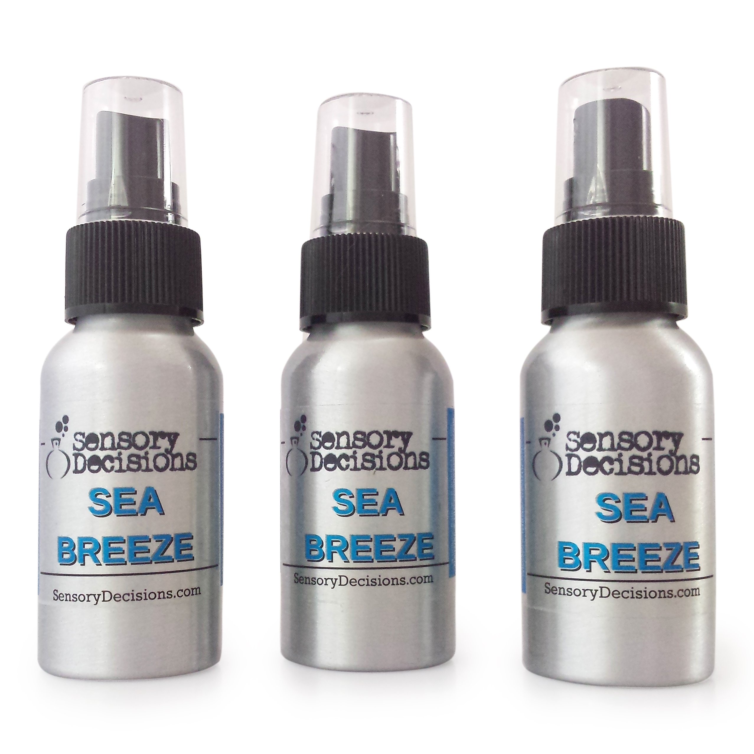 Sea Breeze Room Spray - Natural Ocean Scent Air Freshener for Home & Office - 3 Pack (10ml Each) - Perfect for Bathroom, Bedroom, Living Room & Car Freshening