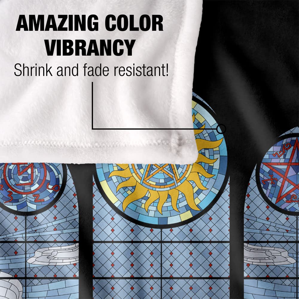 Supernatural Stained Glass Throw Blanket - 36