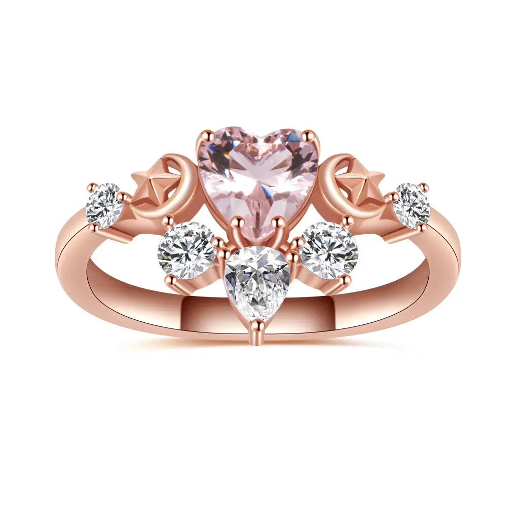 Tiffany & Co. Rose Gold Engagement Ring for Women - Elegant Wedding Band, Anniversary Gift, Promise Ring for Her