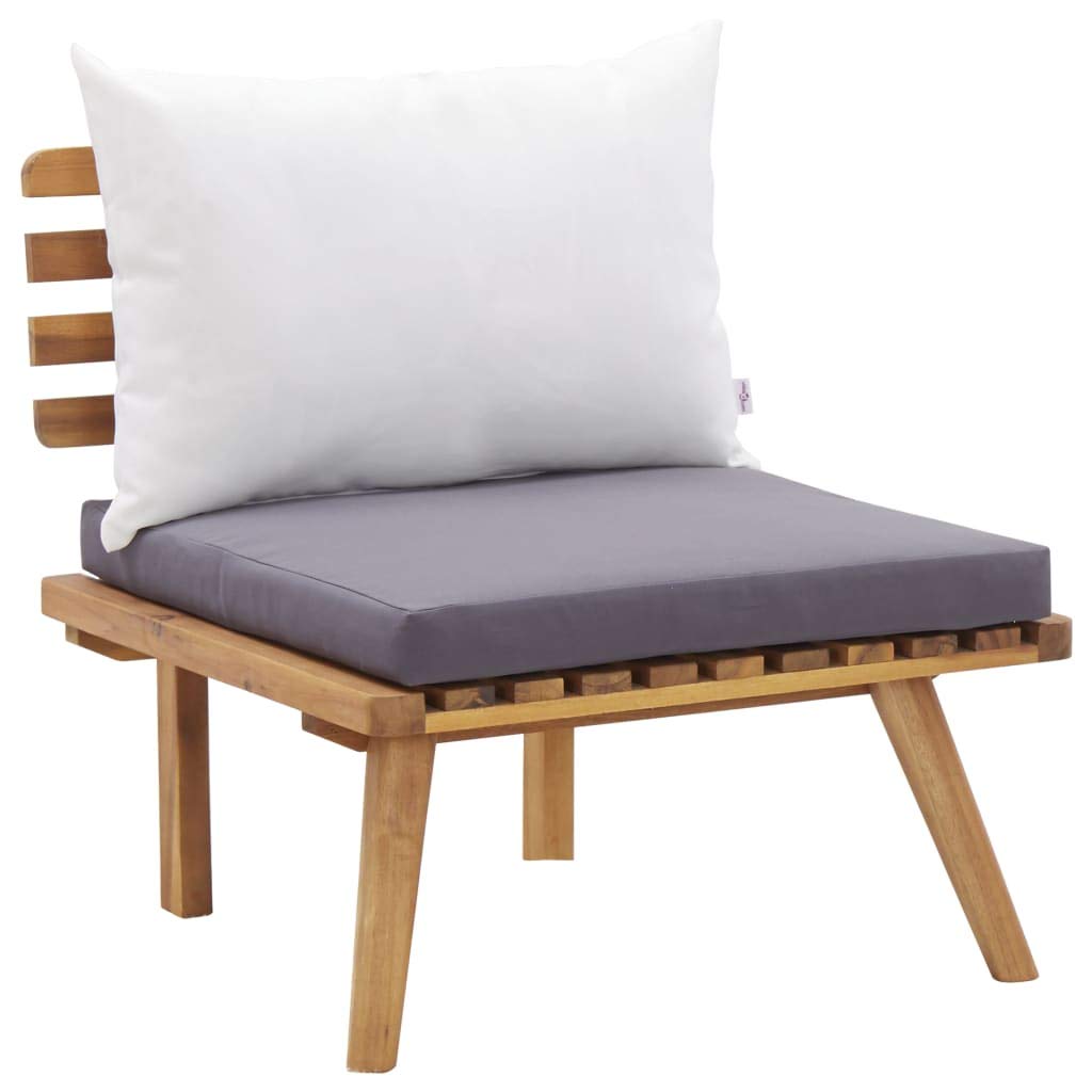 Premium FAMIROSA Acacia Wood Garden Chair with Cushions - Outdoor Patio, Backyard, Poolside Relaxation & Dining Furniture
