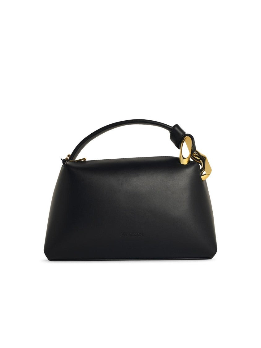Stylish Black Leather Corner Bag for Women - Perfect for Work, Travel & Everyday Use