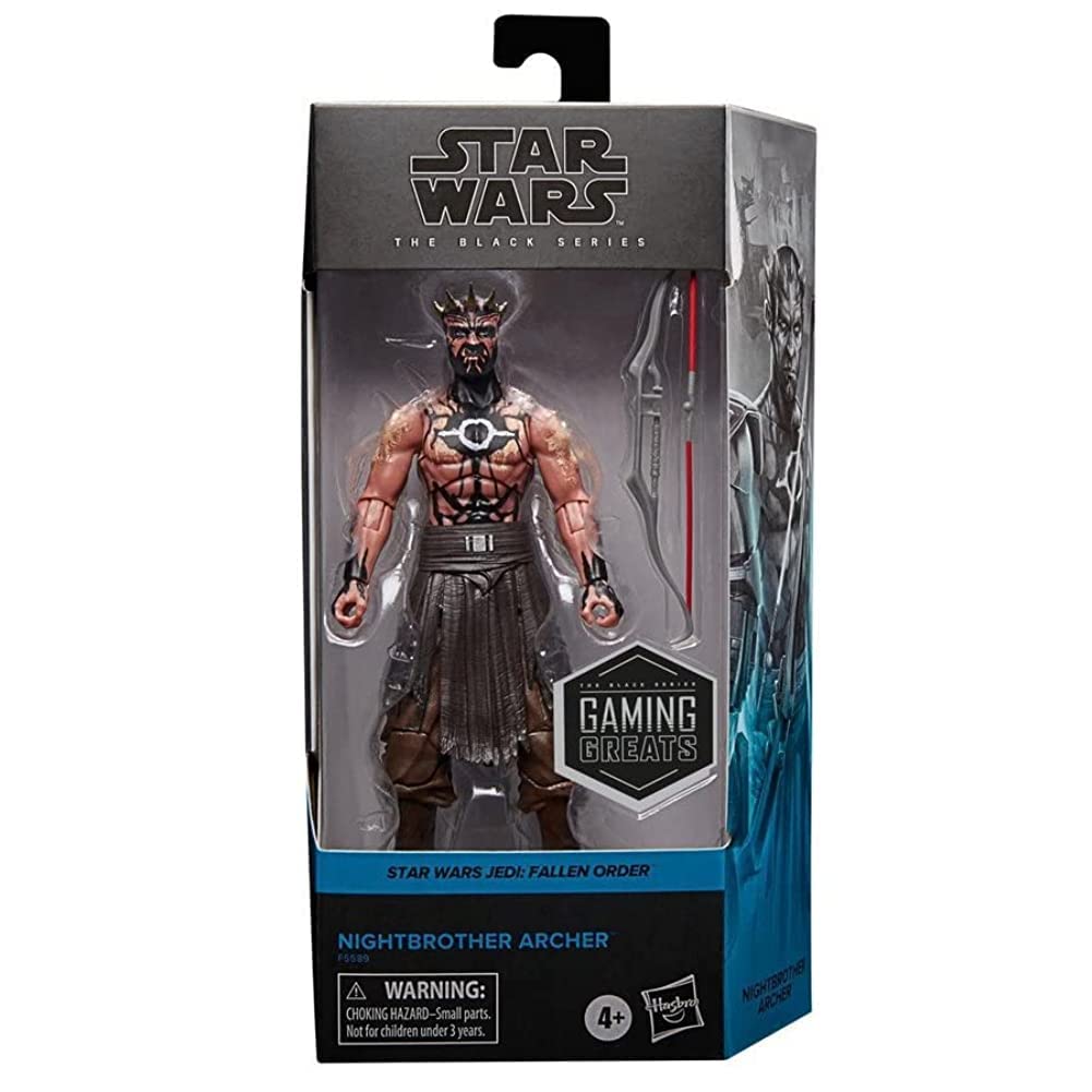 Star Wars The Black Series Gaming Greats 6-Inch Nightbrother Archer Action Figure - Exclusive Collectible for Display & Gaming Scenes