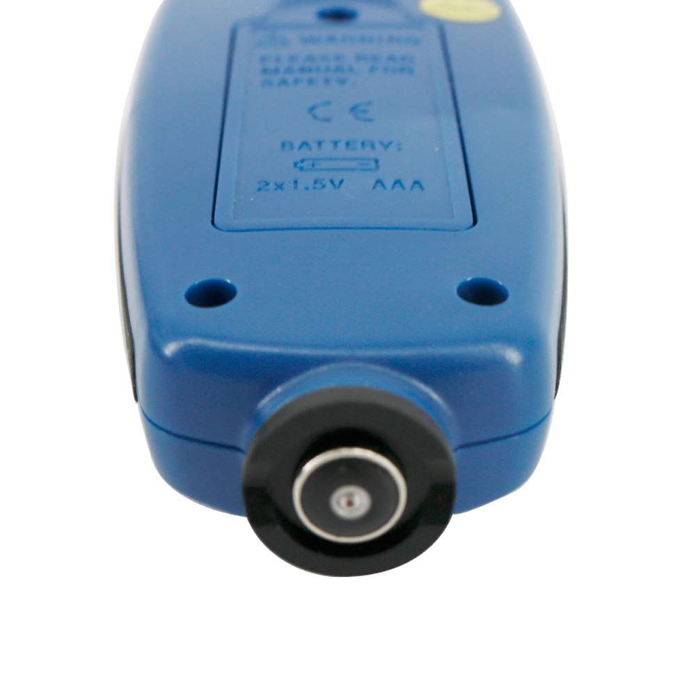 DT-156 Digital Coating Thickness Gauge Meter Tester 0-1250μm with Built-in Auto F/NF Probe - for Automotive, Metal, Paint & Industrial Quality Control