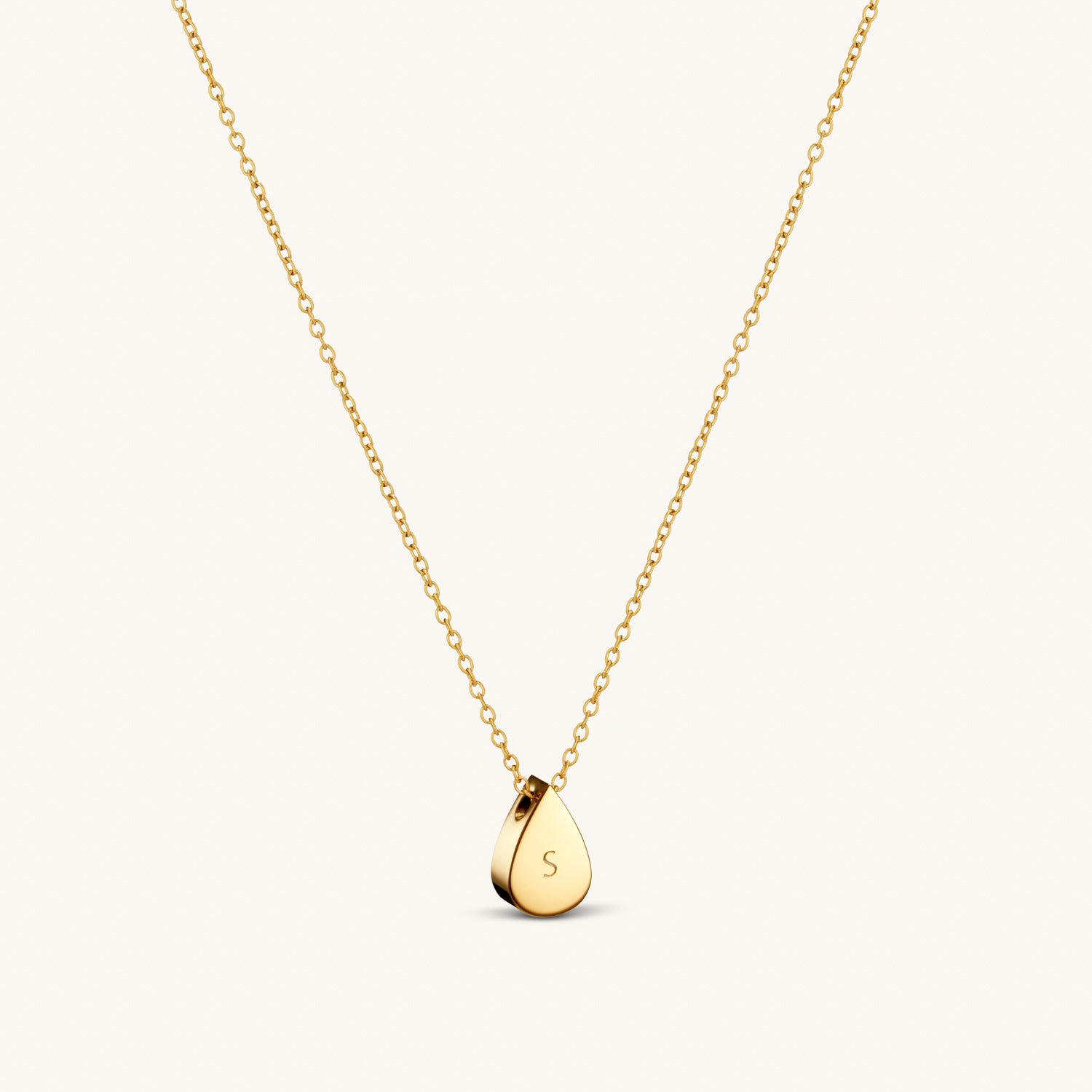 Elegant Gold Teardrop Necklace for Women - Dainty Layering Jewelry for Everyday Wear & Special Occasions