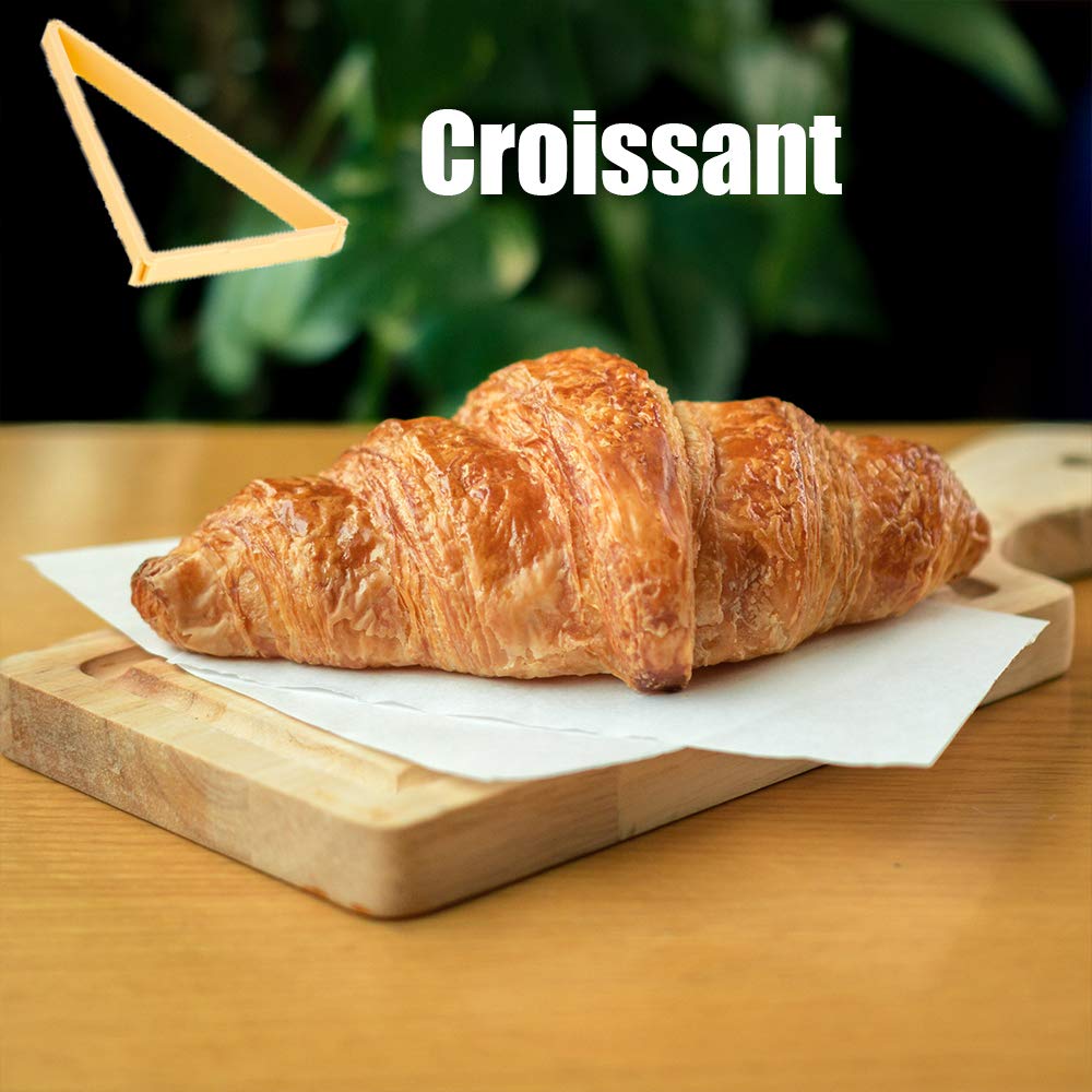 Premium 3-Piece Kaiser Roll Stamp Set - German Style Bread Roll Press & Croissant Cutter - Dough Press Mold for Baking, Cookie Making - Perfect for Home Bakers & Professional Bakeries (Ideal for Artisan Breads, Pastries & Holiday Baking)