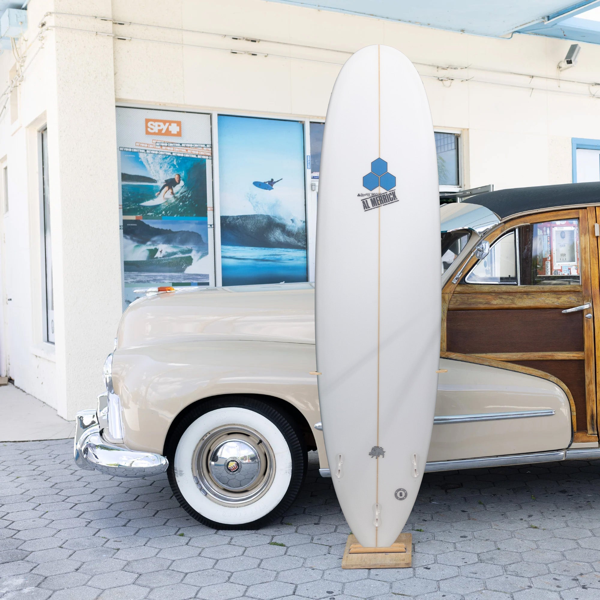 Channel Islands Waterhog 7'2 Surfboard with FCS II Fin System - Perfect for Small to Medium Waves, Beach Cruising & Surfing Enthusiasts
