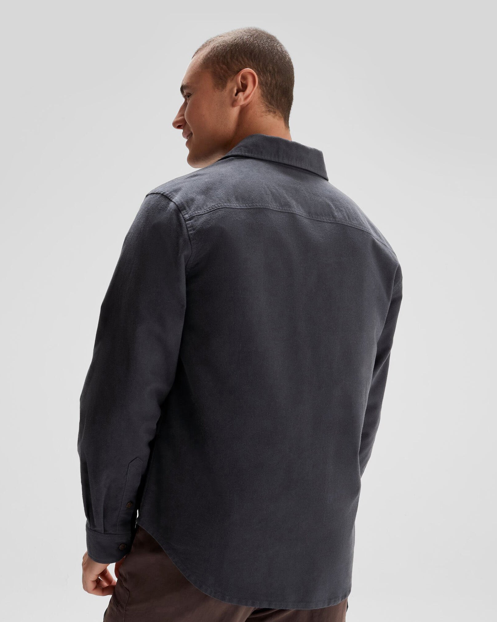 Men's Huntly Moleskin Long Sleeve Shirt - Comfortable Casual Button Down for Outdoor Activities & Night Wear