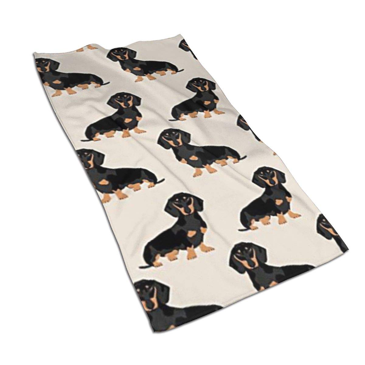 Dachshund Wiener Dog Microfiber Kitchen Towels - 17.5x27.5 Inch Absorbent Dish Towels for Drying Dishes, Cleaning Spills | Cute Dog-Themed Kitchen Decor Towels for Pet Lovers - Perfect for Everyday Use, Gifts, and Dachshund-Themed Kitchens