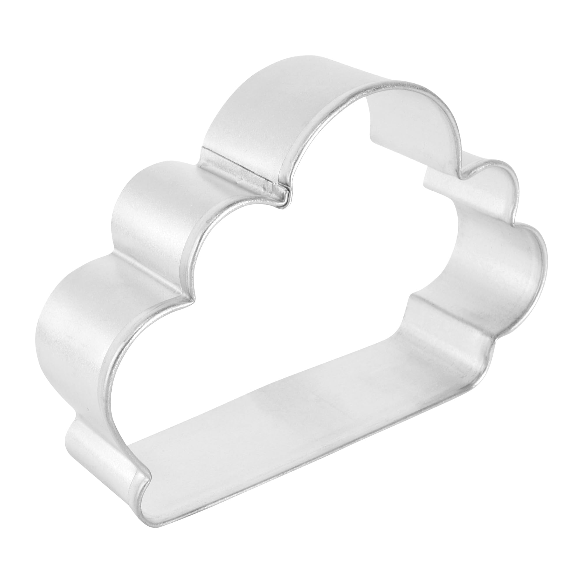 CybrTrayd R&M Cloud 4 Inch Cookie Cutter - Stainless Steel Baking Tool for Perfect Cloud-Shaped Cookies | Ideal for Birthday Parties, Baby Showers & Holiday Baking