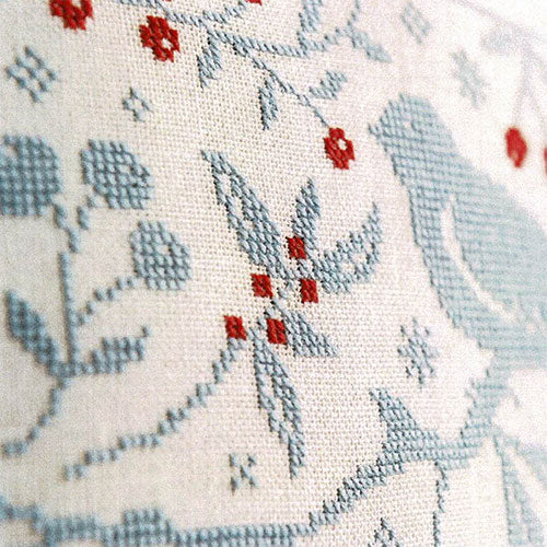 Birds and Berries Cross Stitch Pattern Kit - DIY Embroidery Design for Home Decor, Wall Art & Gifts | Perfect for Beginners & Advanced Stitchers