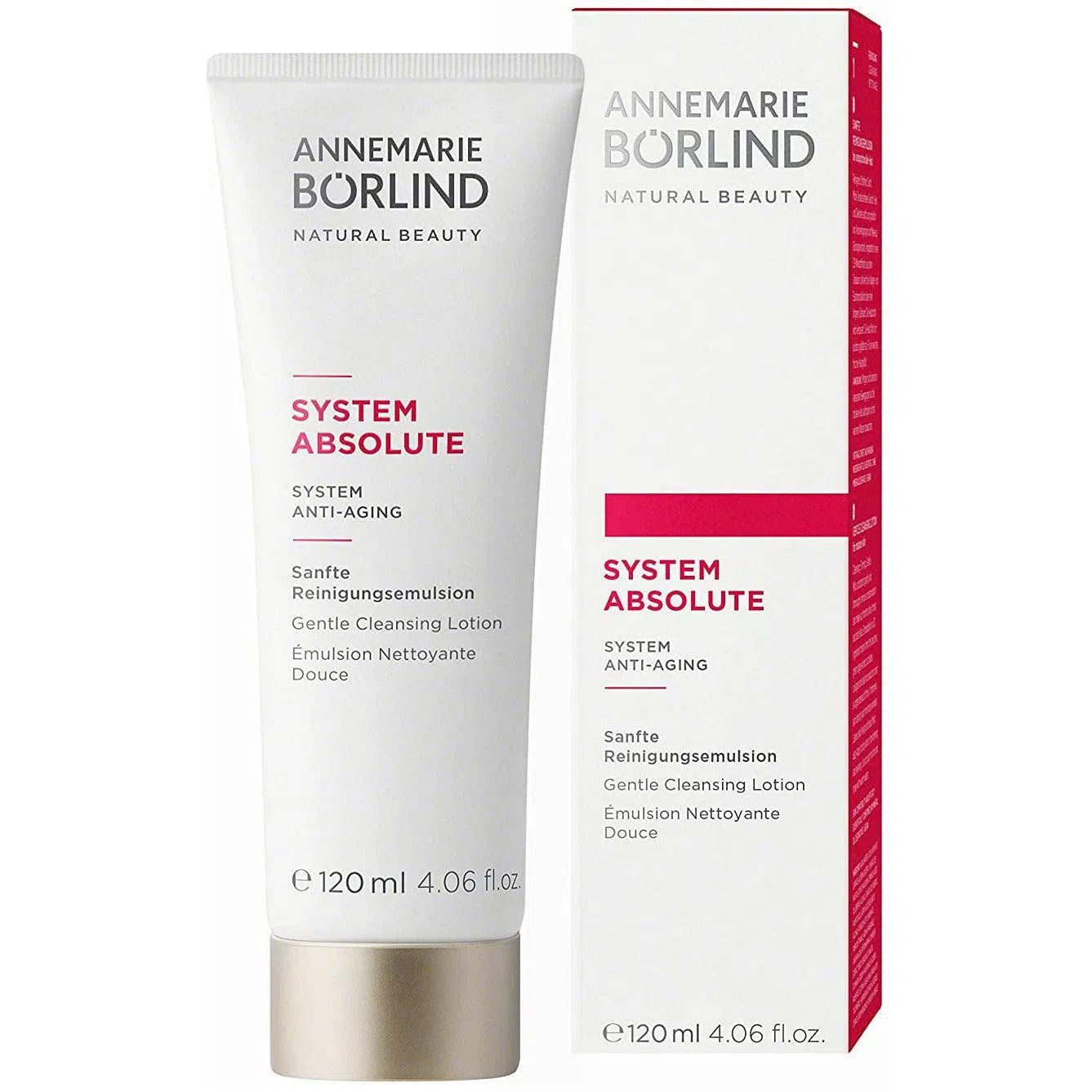Annemarie Borlind System Absolute Gentle Cleansing Lotion - Soothing Face Wash for Sensitive Skin | Daily Skincare Routine, Makeup Removal & Hydrating Cleanser