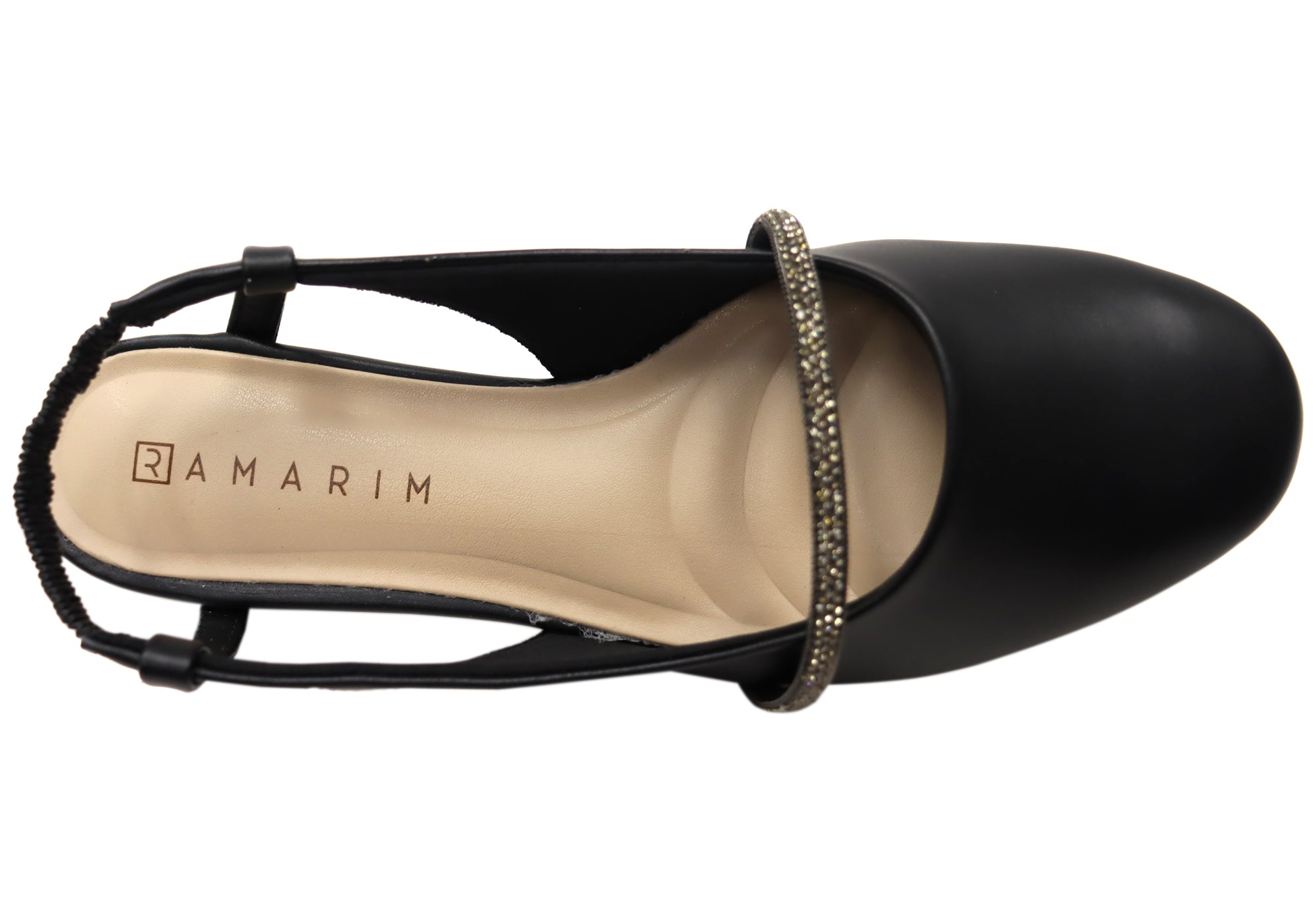Ramarim Roxana Women's Brazilian Low Heel Slingback Sandals - Comfortable Summer Dress Shoes for Weddings & Beach Vacations